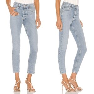 Agolde Nico High Rise Light Blue Jeans 27